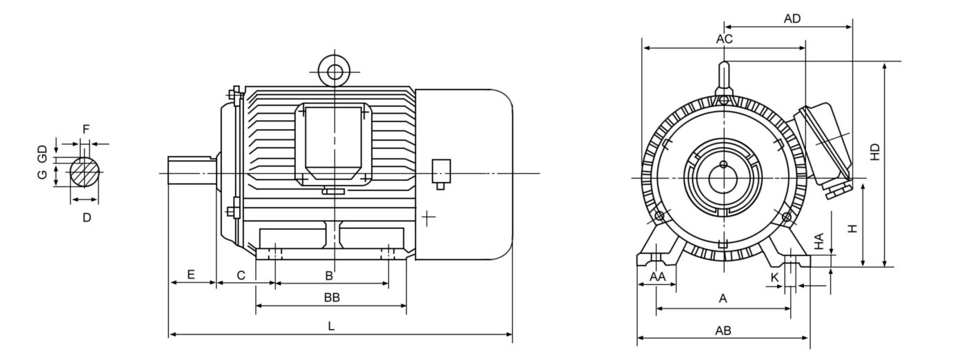 YVF2(BPY) Motor