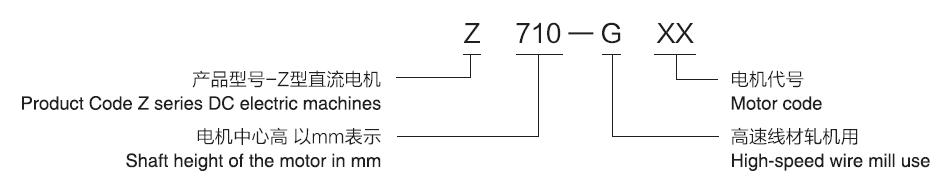 Z710-G Type DC Motor