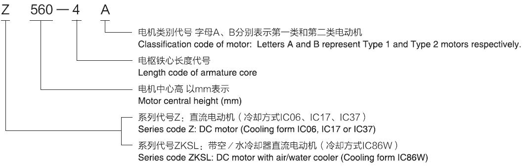 Z Series Medium DC Motor